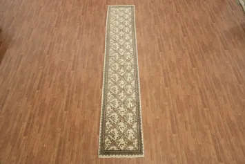 Top Quality Floral Wool Tabriz Chinese Runner Rug 3x14
