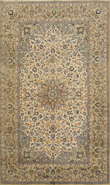 Palace Size Floral Wool Najafabad Persian Large Rug 10x16