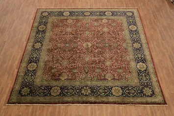 Square Wool Tabriz Oriental Large Rug 12x12