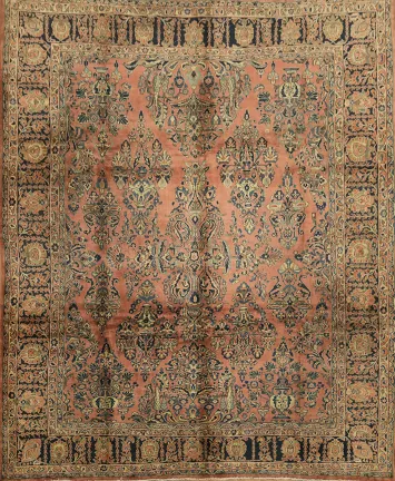 Sarouk Persian Area Rug 9x11