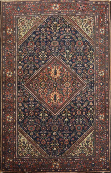 Collectible Wool Mahal Persian Rug 4x7