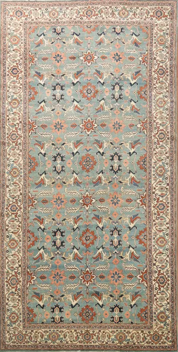 Palace Size Vegetable Dye Wool Heriz Serapi Persian Large Rug 13x26