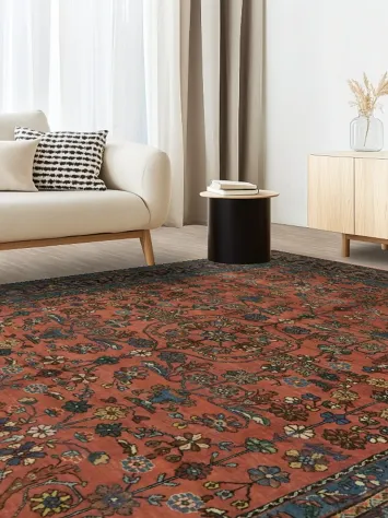 Top Quality Vegetable Dye Wool Malayer Persian Area Rug 9x11