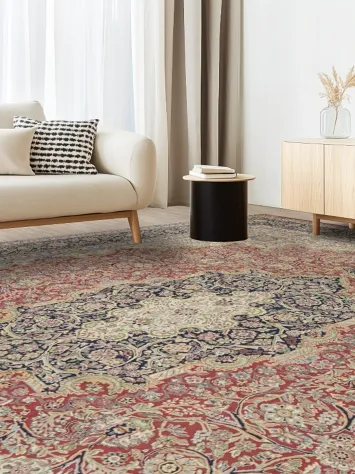 Top Quality Vegetable Dye Wool Kerman Persian Large Rug 13x16