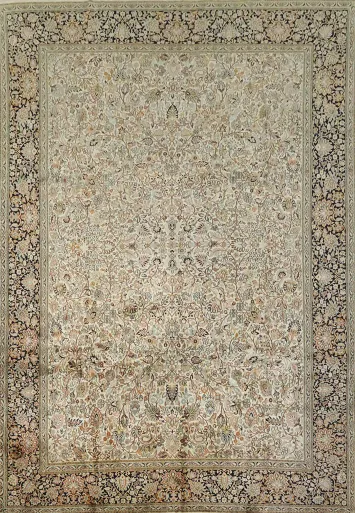 Silk Kashmir Oriental Area Rug 8x11