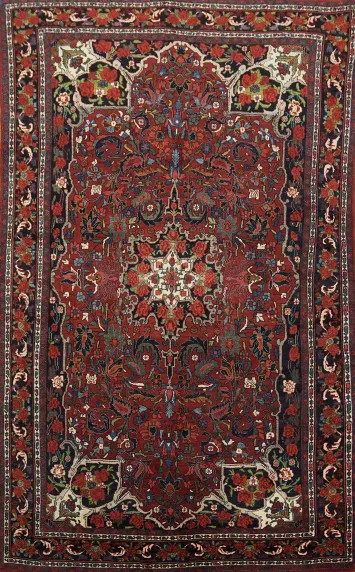 Collectible Wool Bidjar Persian Area Rug 6x10