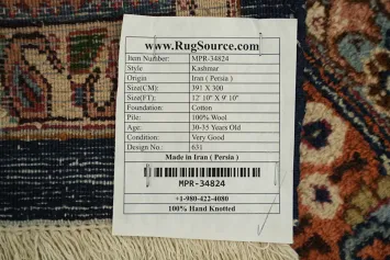 Top Qualityu Wool Kashmar Persian Area Rug 10x13
