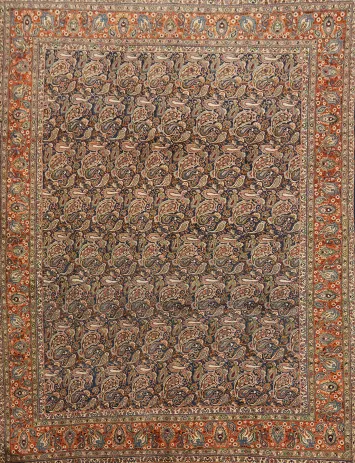 Top Qualityu Wool Kashmar Persian Area Rug 10x13
