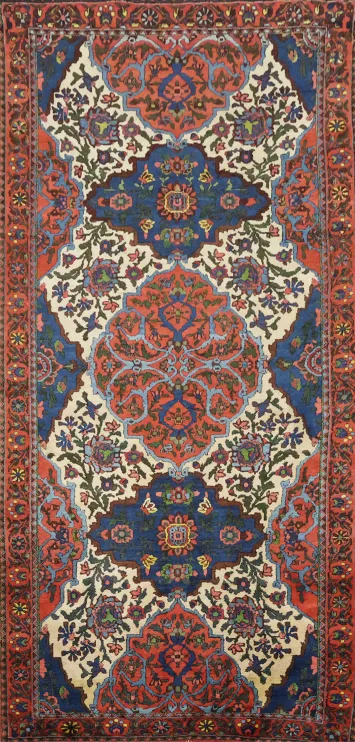 Vegetables Dye Collectible Floral Bakhtiari Persian Area Rug 6x12