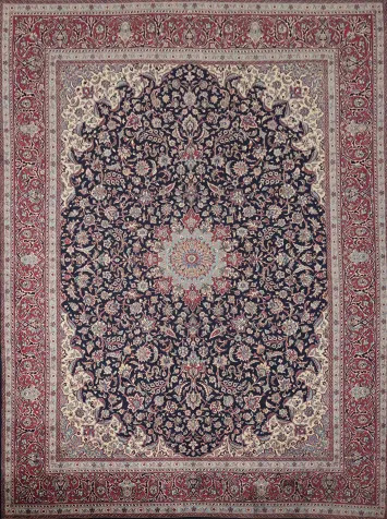 Fine Quality Wool Kashmar Persian Area Rug 10x13