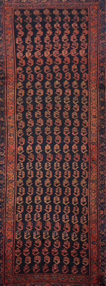 All Over Wool Lori Persian Runner Rug 4x11