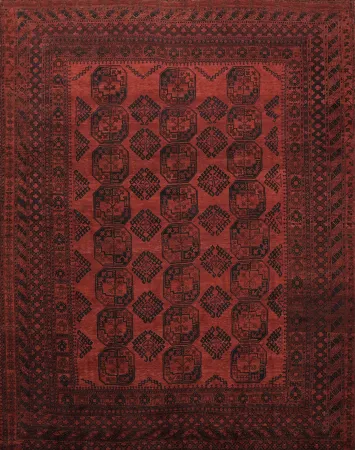 Palace Size Tribal Geometric Balouch Oriental Large Rug 12x15