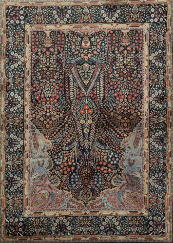 Top Quality Wool Kerman Persian Area Rug 7x9