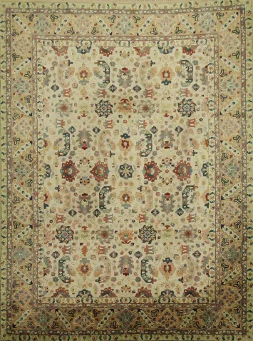 All Over Geometric Mahal Oriental Area Rug 8x11