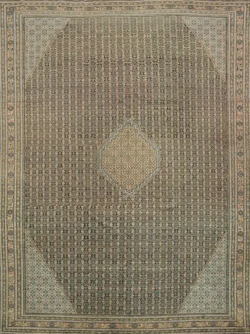 Geometric Wool Mood Persian Large Rug 11x15