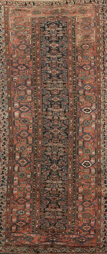 Vegetable Dye Antique Herati Persian Area Rug 6x13
