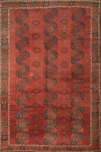 Vintage Tribal Wool Balouch Oriental Area Rug 9x13