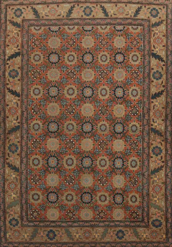 Masterpiece Pre-1900 Antique Heriz Bakhshayesh Persian Rug 6x8