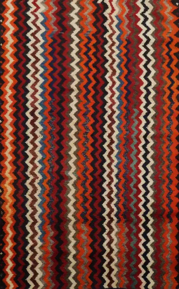 Vintage Wool Gabbeh Persian Rug 3x6