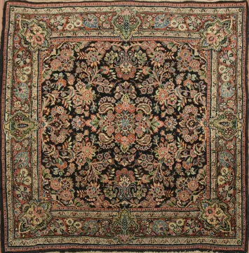 Square Wool Bidjar Persian Rug 4x4
