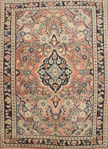 Vintage Wool Lilian Persian Rug 5x7