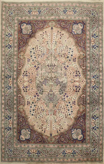 Fine Wool Floral Hereke Turkish Rug 5x7