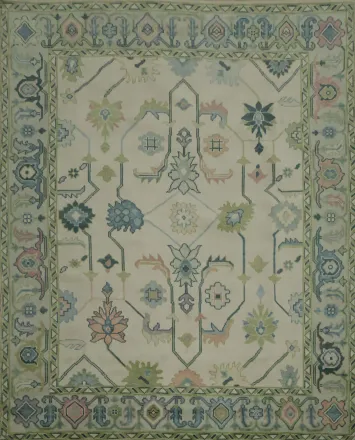 Traditional Oushak Hand Made Area Rug 8x10