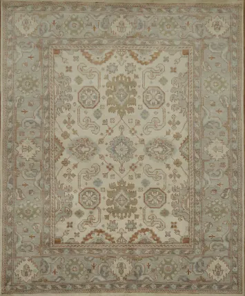 Traditional Oushak Hand Made Area Rug 8x10