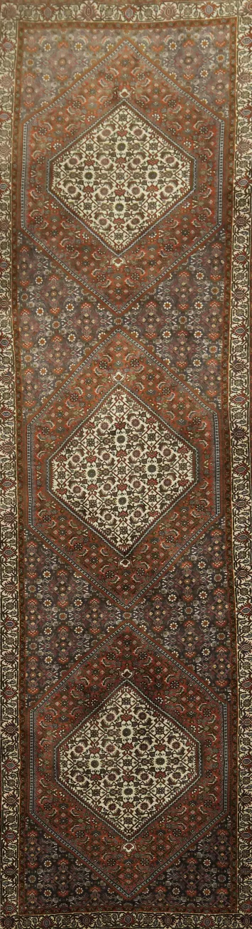 Bidjar Persian Wool Runner Rug 3x11
