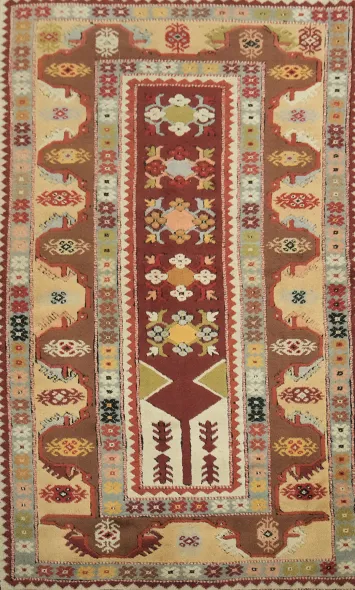 Anatolian Turkish Wool Rug 4x6