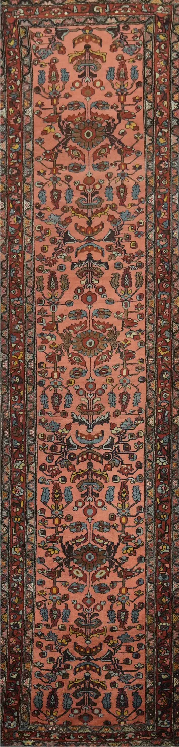 Vintage Wool Lilian Persian Runner Rug 3x13