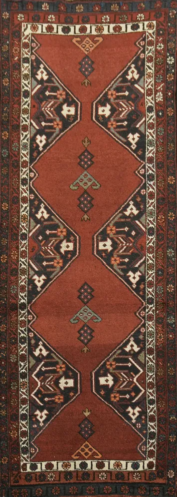 Bakhtiari Persian Runner Wool Rug 4x10