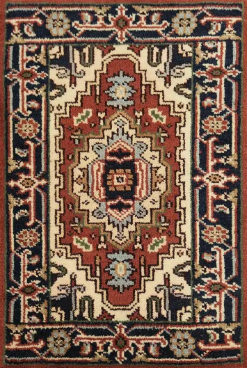 Traditional Handcrafted Tribal Rug 2x3