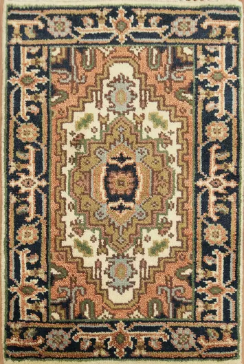 Classic Handwoven Rug with Sophisticated Vintage Accents 2x3