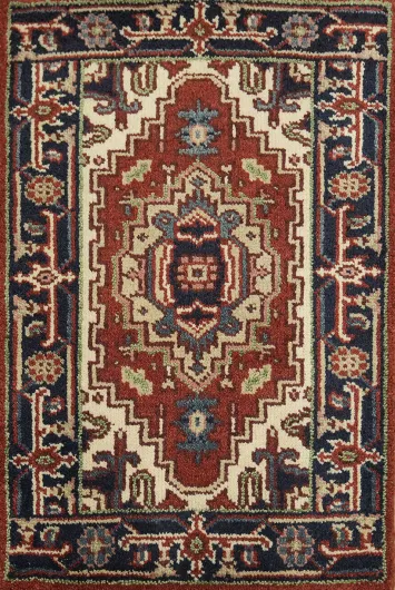 Exquisite Oriental Rug with Earth Tones 2x3
