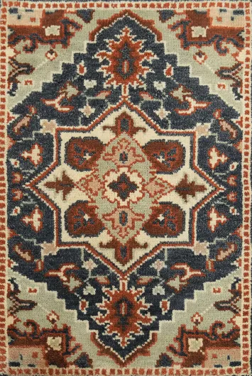 Traditional Inspired Wool Rug 2x3