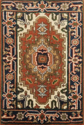 Timeless Oriental Wool Rug 2x3