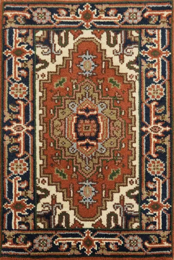 Beautifully Crafted Geometric Rug 2x3