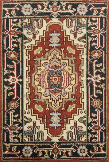Hand-Crafted Ornamental Rug 2x3