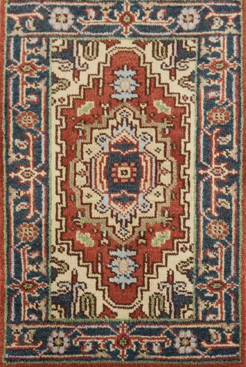Timeless Traditional Pattern Wool Rug 2x3