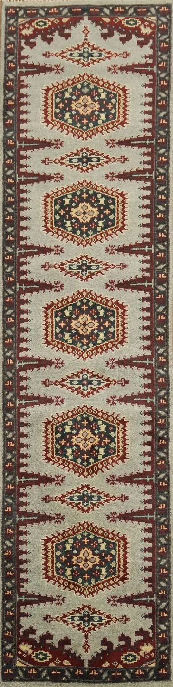 Traditional 3x10 Viss Oriental Runner Rug - Hand-Knotted Wool Tribal