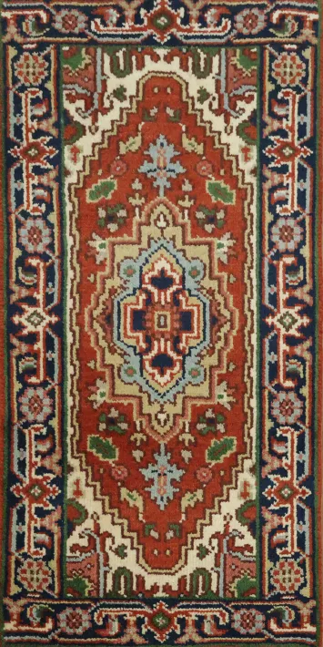 Elegant Traditional Tribal Rug 2x4