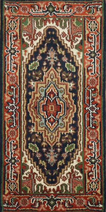 Authentic Bold Tribal Wool Rug 2x4