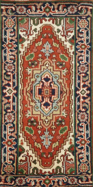 Intricate Geometric Oriental Rug 2x4