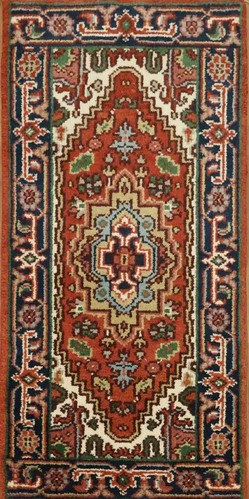 Intricate Vintage Geometrical Rug 2x4