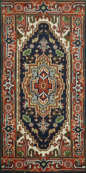 Traditionally Patterned Oriental Rug 2x4