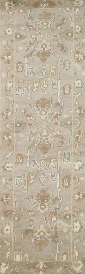 Sophisticated Neutral Runner Rug 3x8