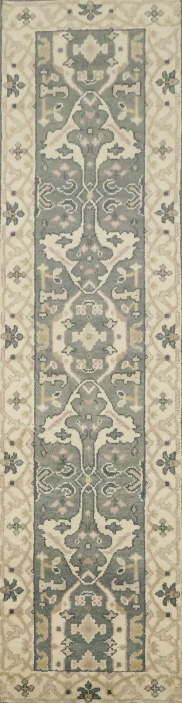 Charming Hallway Grey Runner Rug 3x10