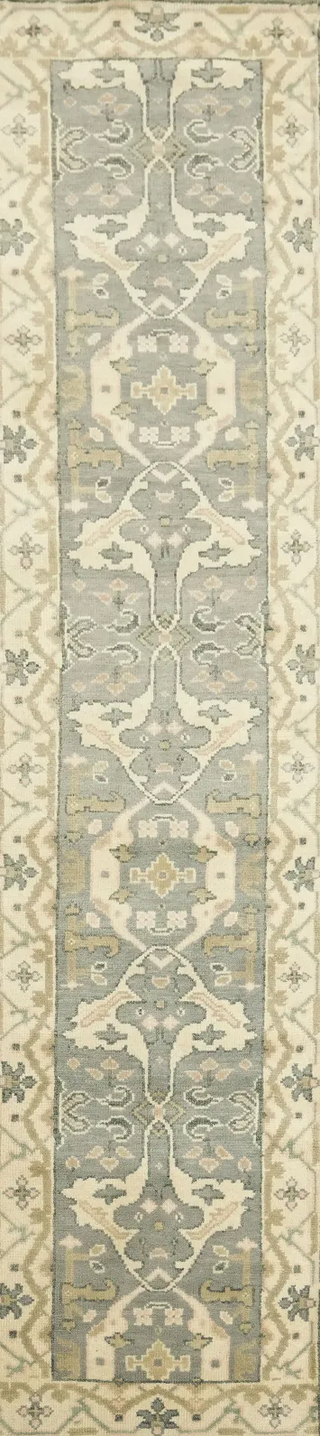 Traditional Style Runner Rug with Soft Hues 3x12