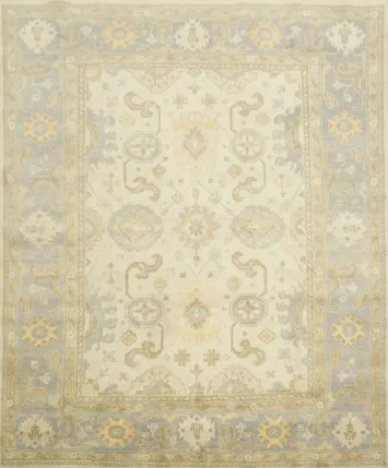 Traditional Oushak Hand Made Area Rug 8x10 ft